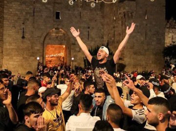 شادمانی فلسطین از پیروزی مقاومت