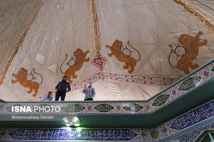 خیمه‌های برافراشته ۶۰۰ ساله در شهر زرقان