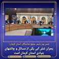 چالش تنش آبی استان کرمان در نشست شورای راهبردی استان