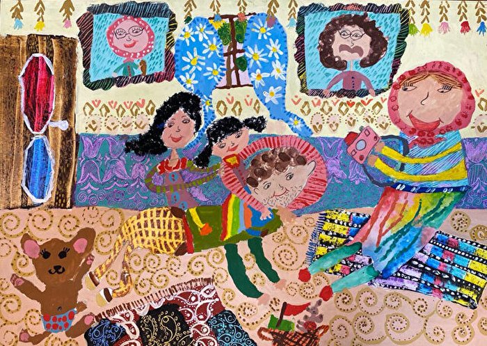 کودکان ایرانی در مسابقه نقاشی رومانی