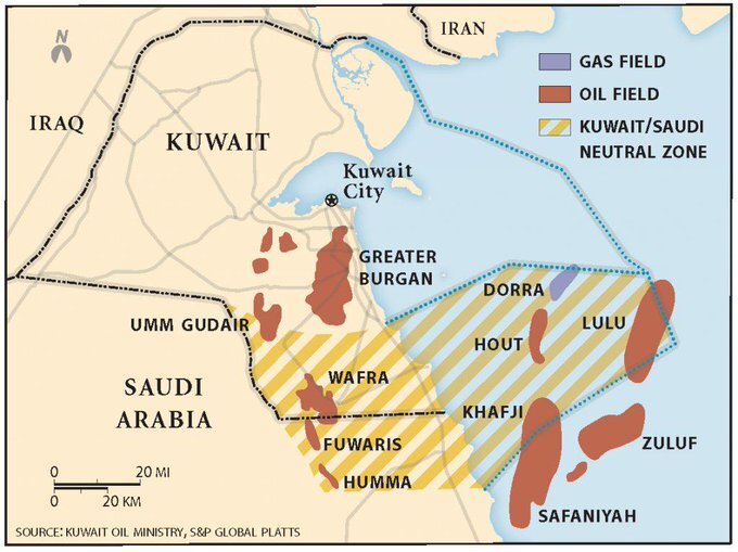 میدان گازی الدره( آرش) موضوعی سه جانبه بین ایران، کویت و عربستان است نه کویتی-سعودی