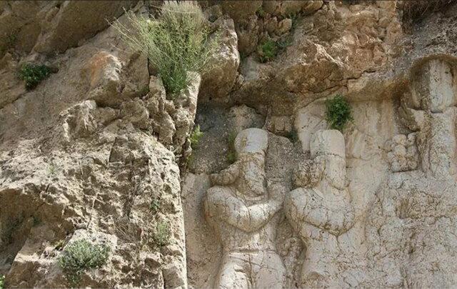 تعرض به سنگ نگاره ساسانی به خاطر گنج یا با انگیزه تخریب آثار تاریخی؟