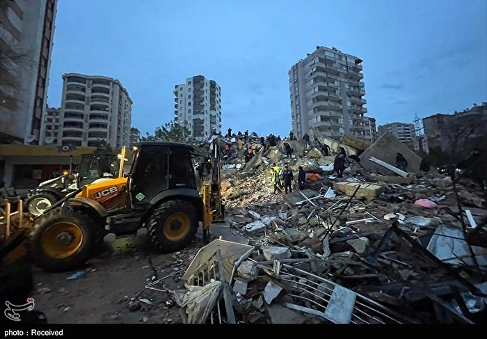 زلزله ترکیه و سوریه در قاب تصویر