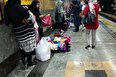 ساماندهی دستفروشان حاضر در ایستگاه‌های مترو پایتخت