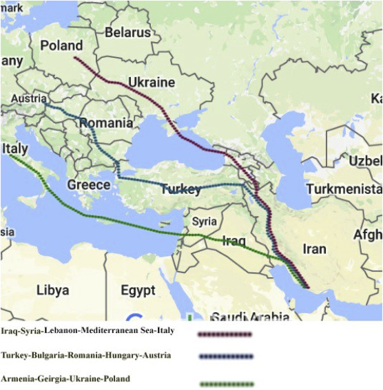 جایگاه ایران در رقابت خطوط لوله تامین گاز اروپا