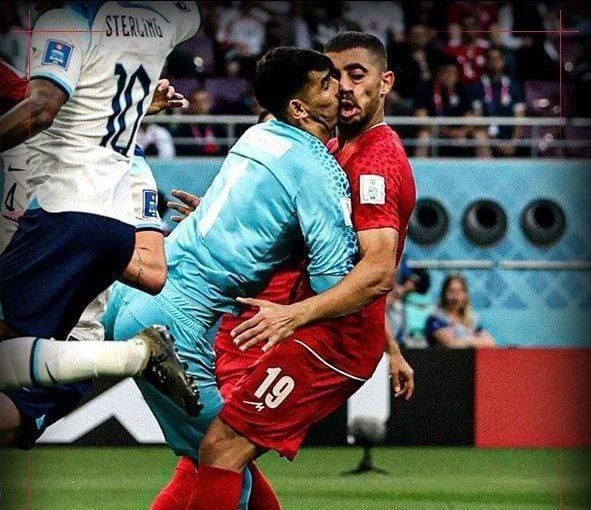 چگونگی آسیب بر بینی بیرانوند در اولین بازی رسمی ایران در جام جهانی 2022