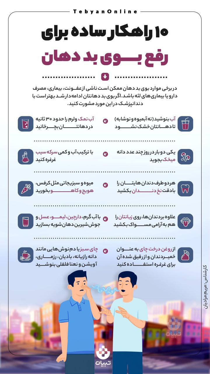 بد بویی دهان‌تان شاید تقصیر بینی‌تان باشد!