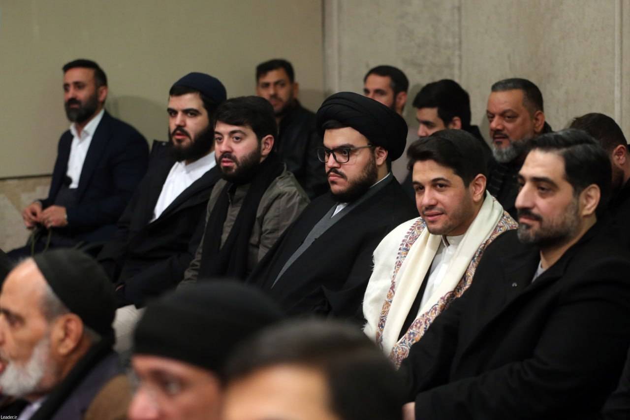 دیدار مداحان با رهبر انقلاب