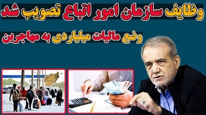 تصویب اصلاح ساختار و وظایف و اختیارات سازمان امور اتباع و مهاجرین موضوع تبصره بنده الف ماده ۸۶ قانون برنامه ۵ ساله هفتم