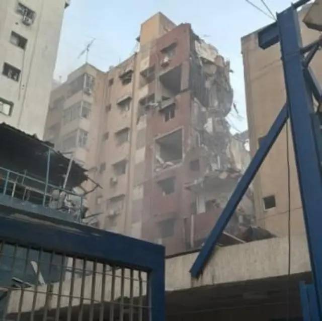 بمباران دفتر هماهنگی حزب‌الله و سپاه پاسداران در حومه بیروت برای ترور فواد شکر فرمانده ارشد حزب الله + تائید خبر شهادت