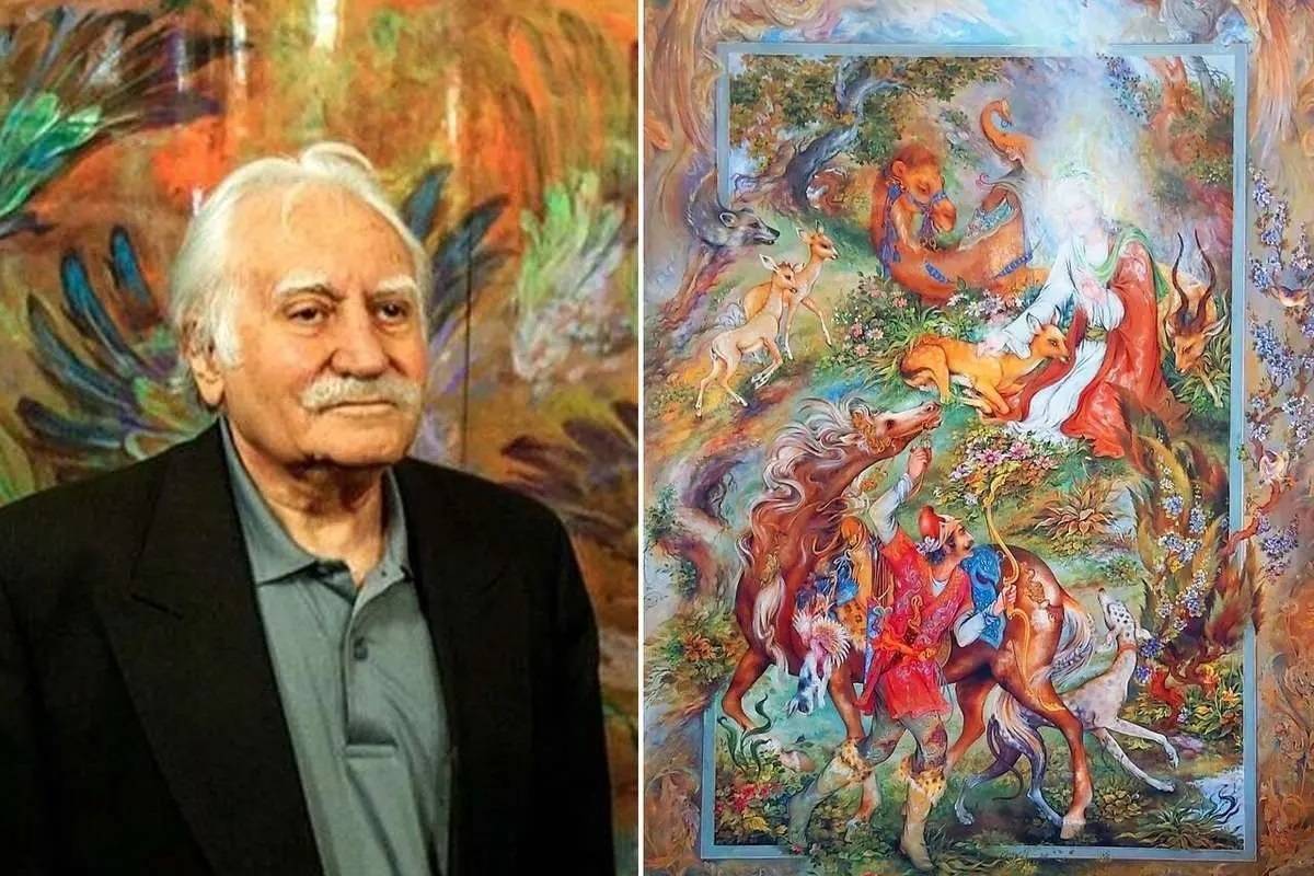 به کما رفتن محمود فرشچیان و وخامت حال جسمانی نگارگر برجسته ایرانی + توصیه استاد برای جوانان
