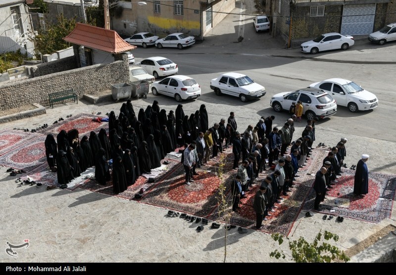 نماز طلب باران در روستای فردو