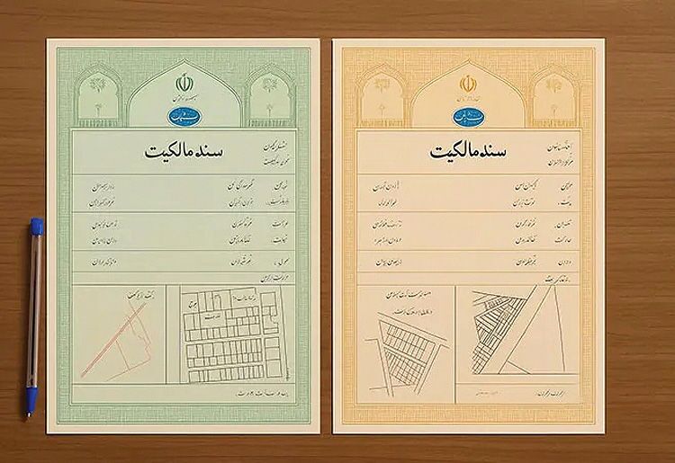 فرق سند تک برگی سبز رنگ با آجری فرق سند تک برگی سبز رنگ با آجری