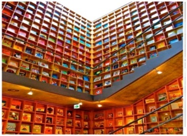 کتابخانه ای برای کتابهای مصور در ژاپن